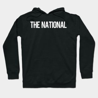 The National Band Logo Lettering Hoodie